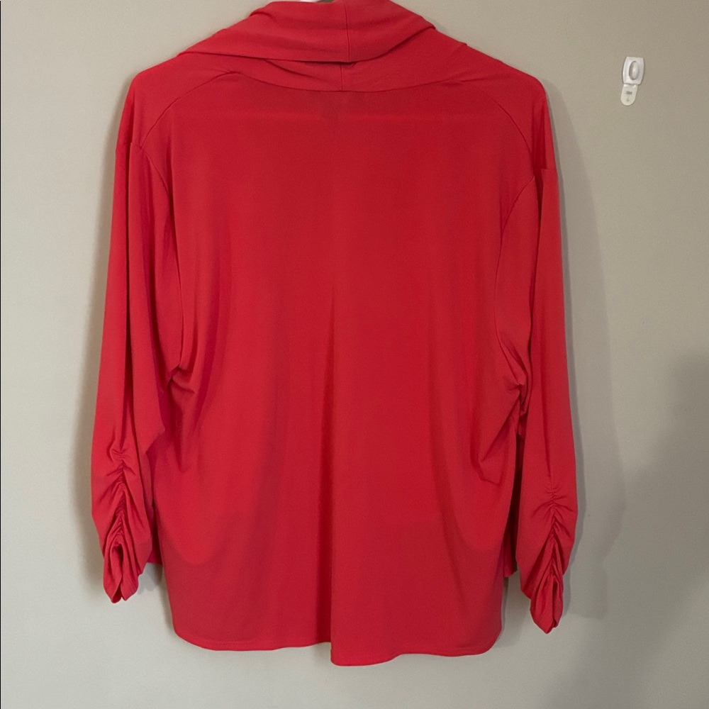 George Women's Vibrant Pink Drape Cardigan - Picture 3 of 3